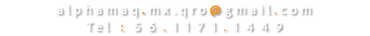 alphamaq.mx.qro@gmail.com
Tel : 56.1171.1449